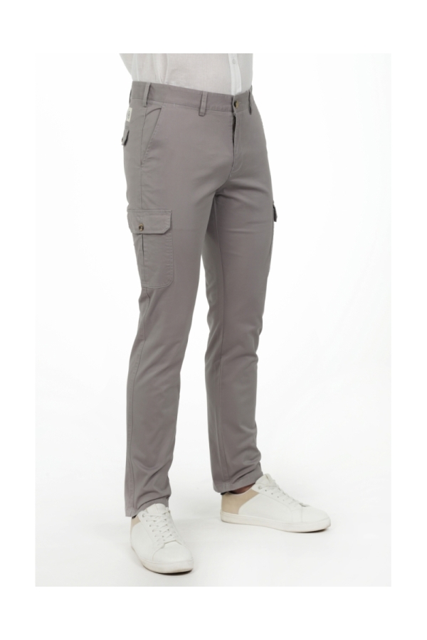Pantalon Cargo Hombre The Time Of Bocha RV1PCARGO Gris