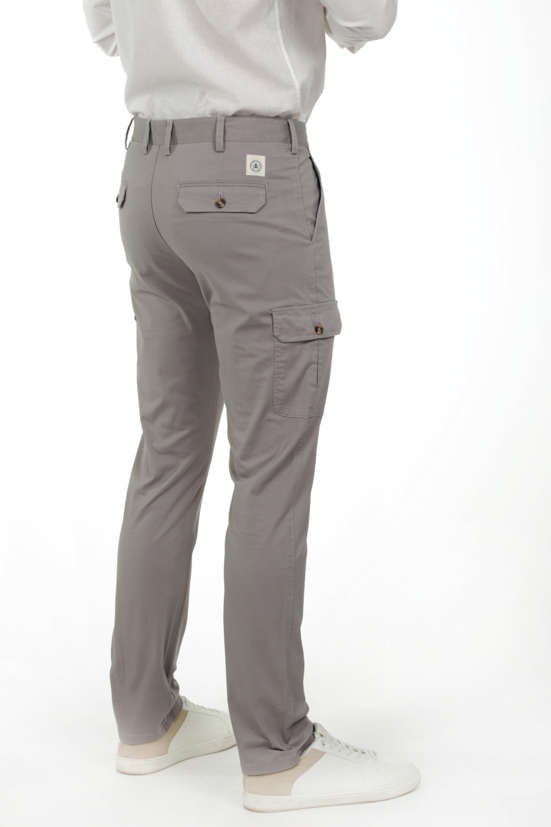 Pantalon Cargo Hombre The Time Of Bocha RV1PCARGO Gris 2