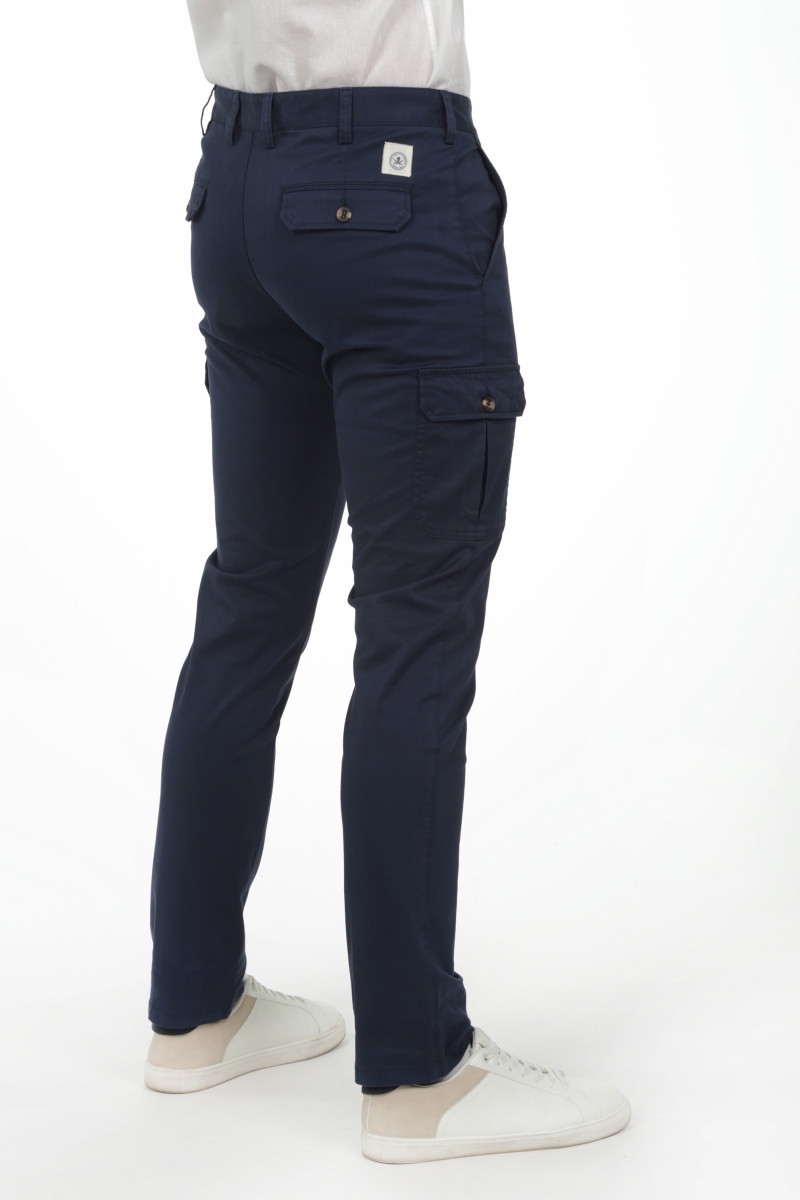 Pantalon Cargo Hombre The Time Of Bocha RV1PCARGO Marino 2