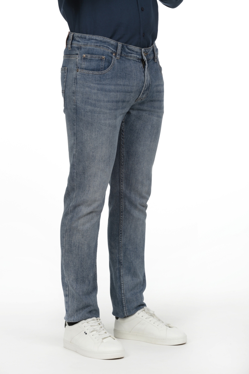 Pantalon Jeans Hombre The Time Of Bocha RV1PJEANS Azul Gris