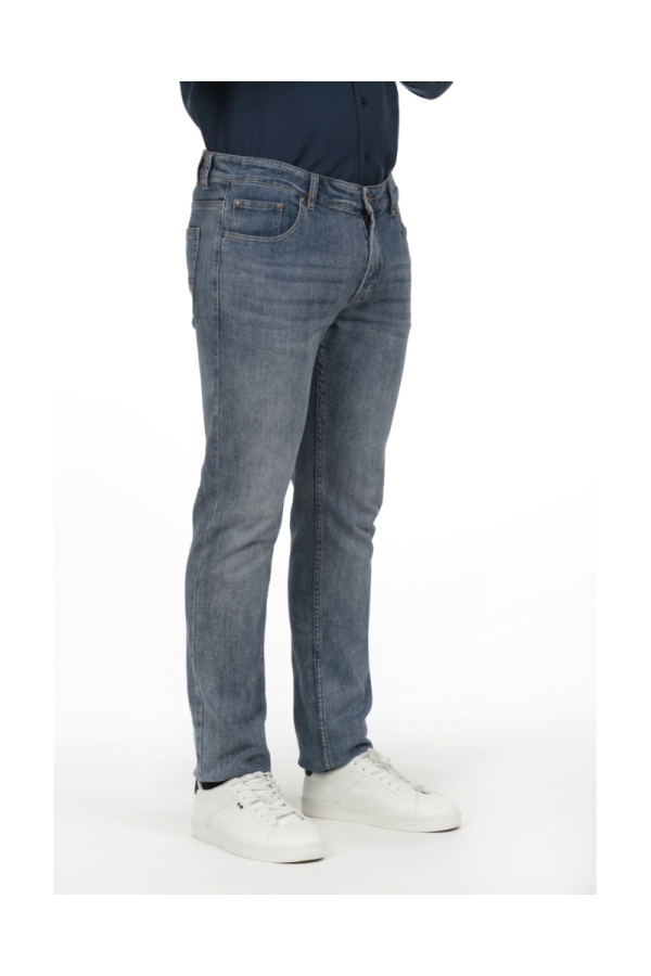 Pantalon Jeans Hombre The Time Of Bocha RV1PJEANS Azul Gris