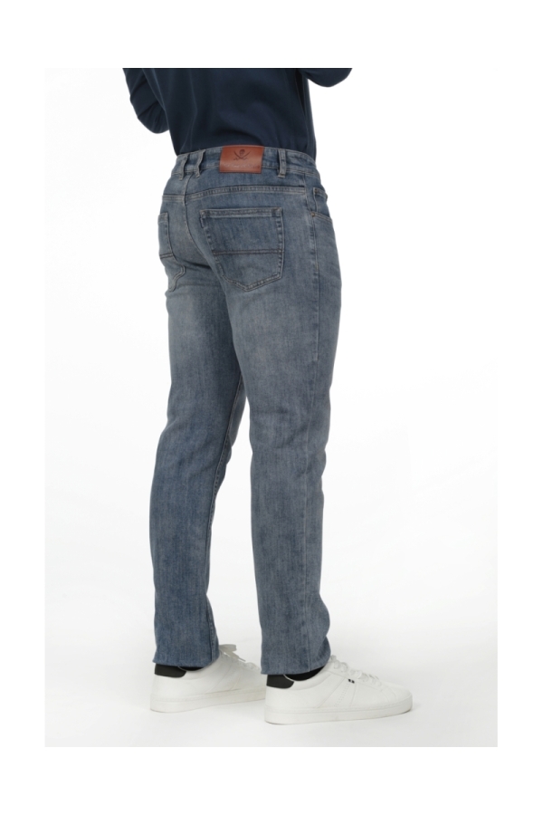 Pantalon Jeans Hombre The Time Of Bocha RV1PJEANS Azul Gris
