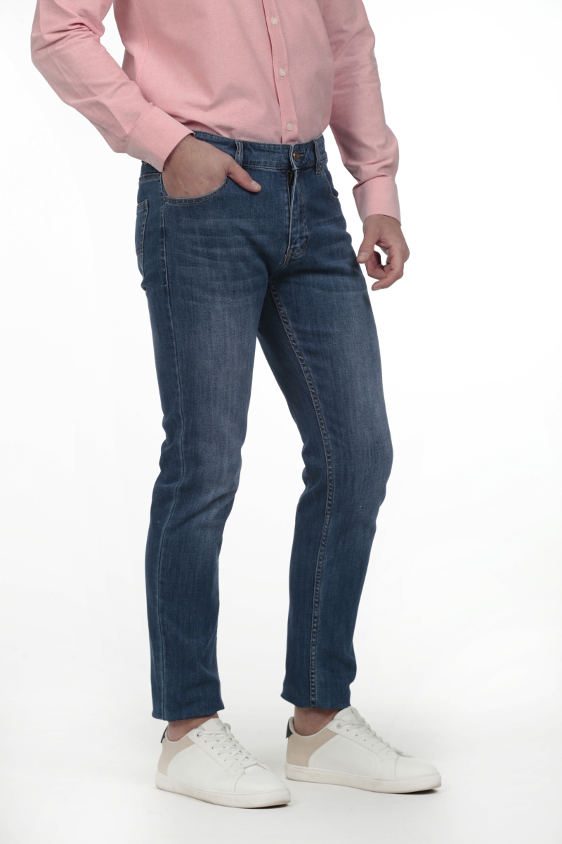Pantalon Jeans Hombre The Time Of Bocha RV1PJEANS Azul