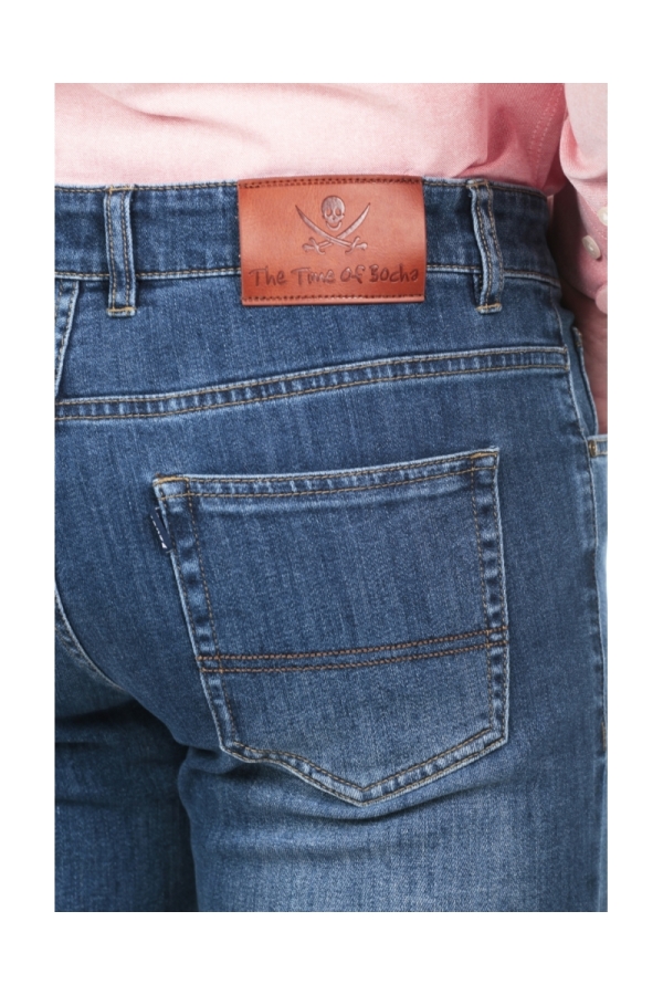 Pantalon Jeans Hombre The Time Of Bocha RV1PJEANS Azul