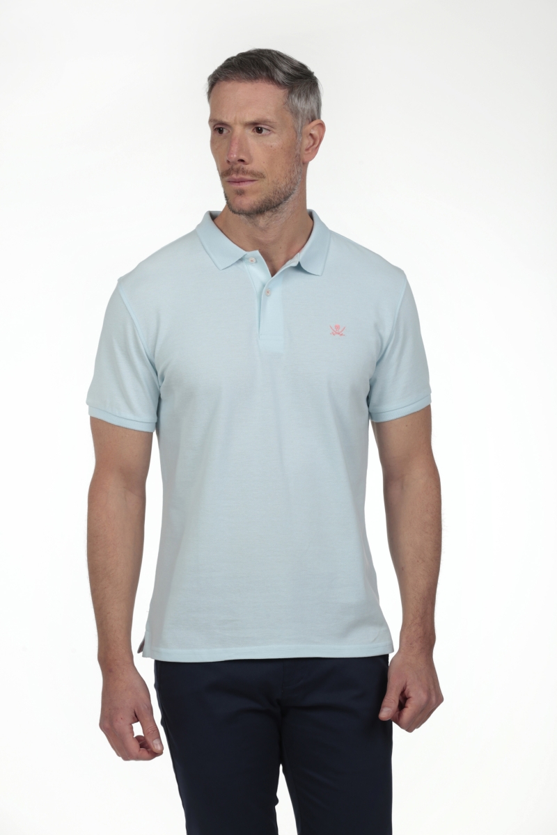 Polo Basico Hombre The Time Of Bocha RV1PBASICO Agua.Mar