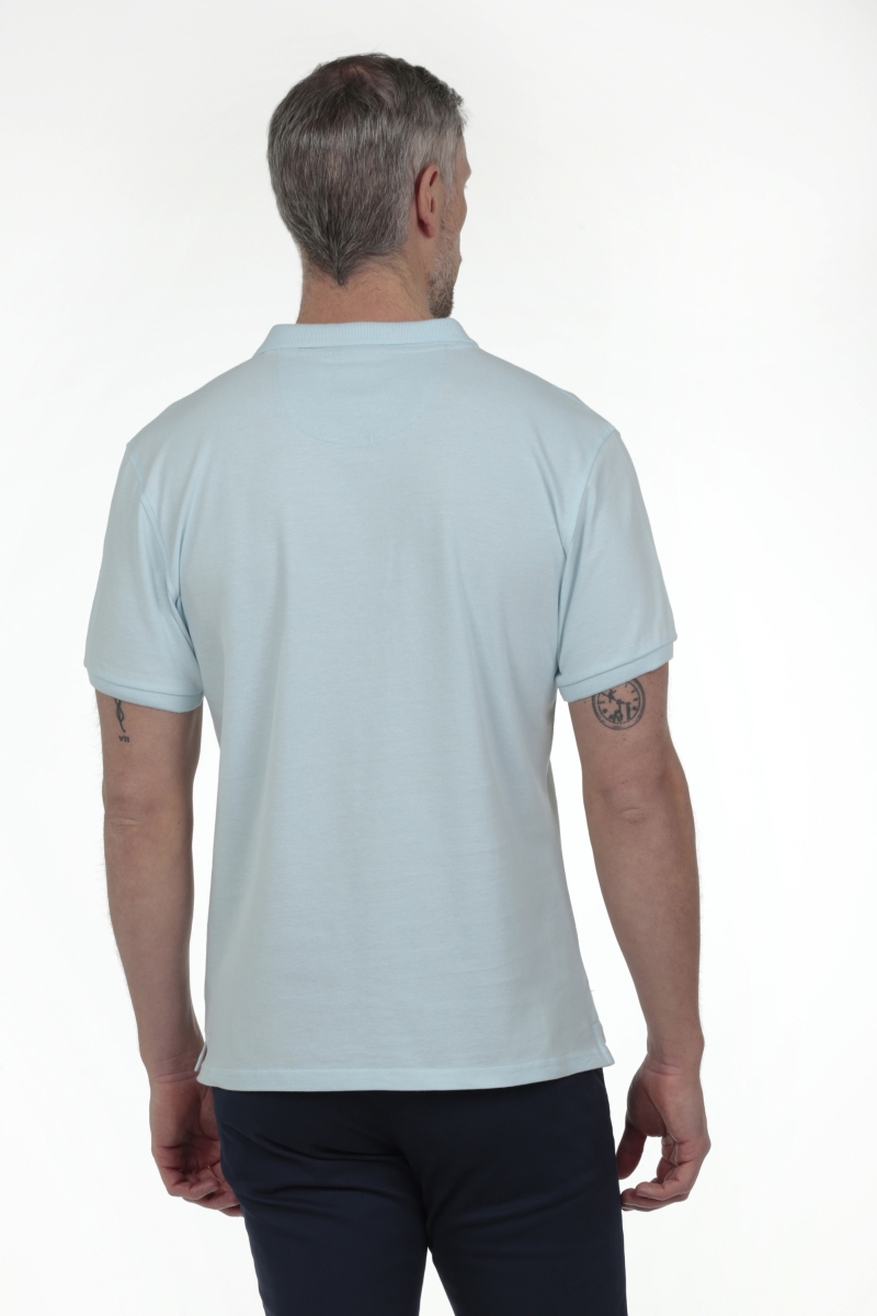 Polo Basico Hombre The Time Of Bocha RV1PBASICO Agua.Mar 2
