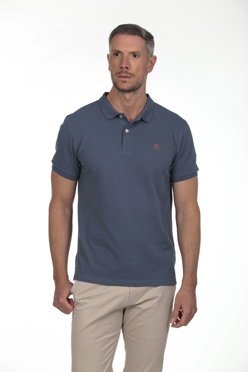 Polo Basico Hombre The Time Of Bocha RV1PBASICO Azul.Mir