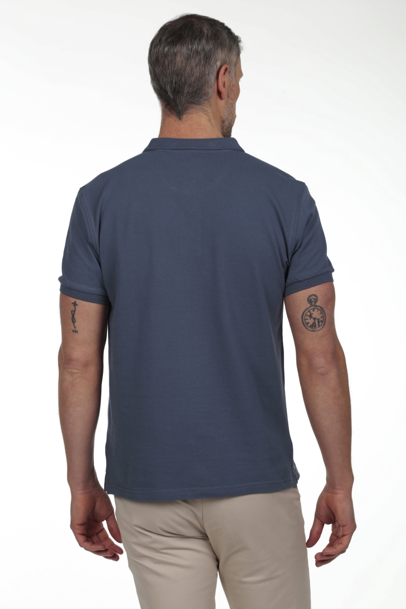 Polo Basico Hombre The Time Of Bocha RV1PBASICO Azul.Mir 2