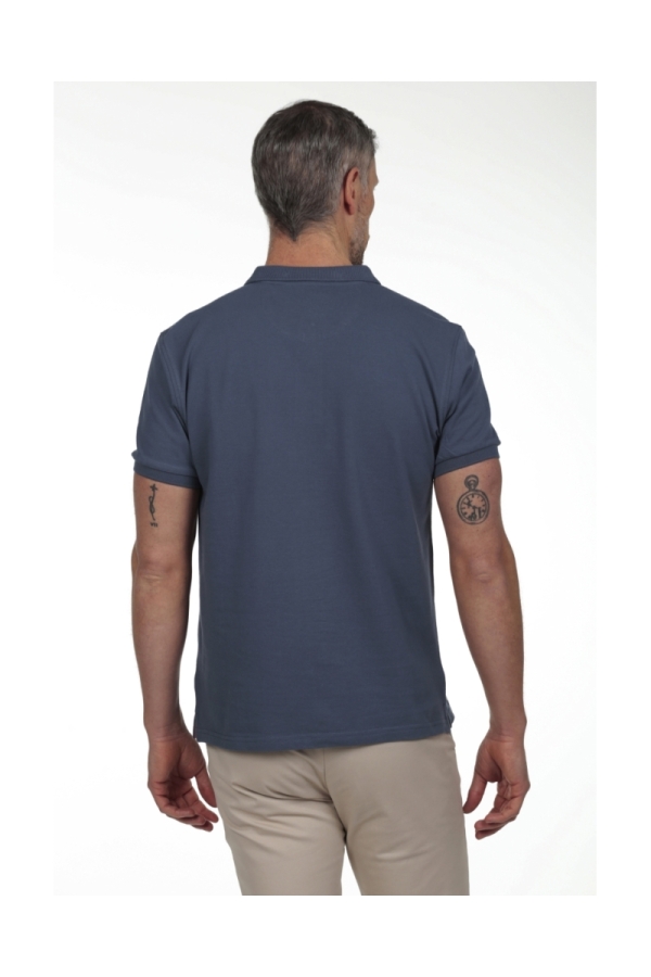 Polo Basico Hombre The Time Of Bocha RV1PBASICO Azul.Mir