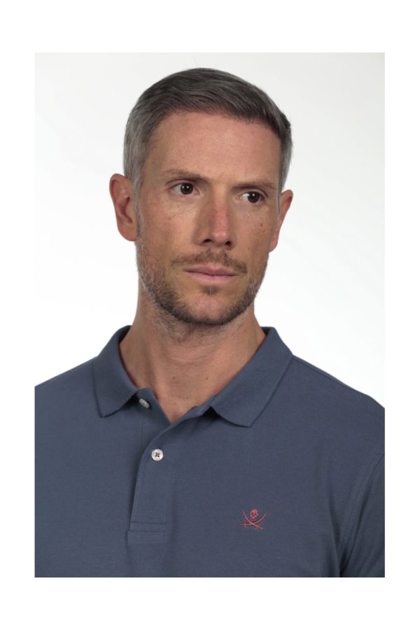 Polo Basico Hombre The Time Of Bocha RV1PBASICO Azul.Mir