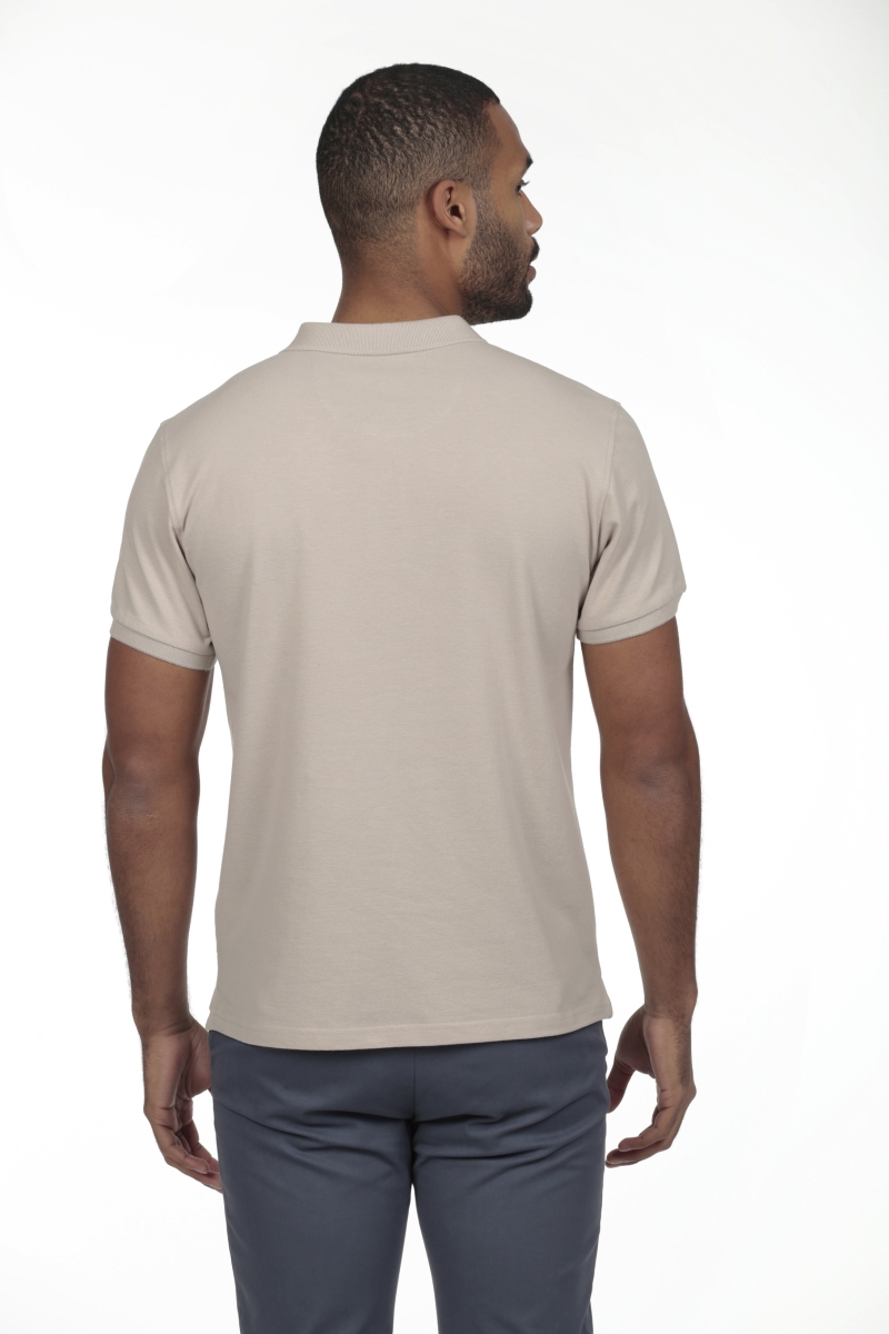 Polo Basico Hombre The Time Of Bocha RV1PBASICO Beige 2