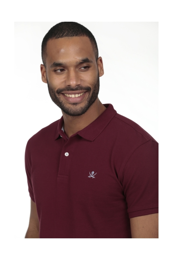 Polo Basico Hombre The Time Of Bocha RV1PBASICO Burdeos