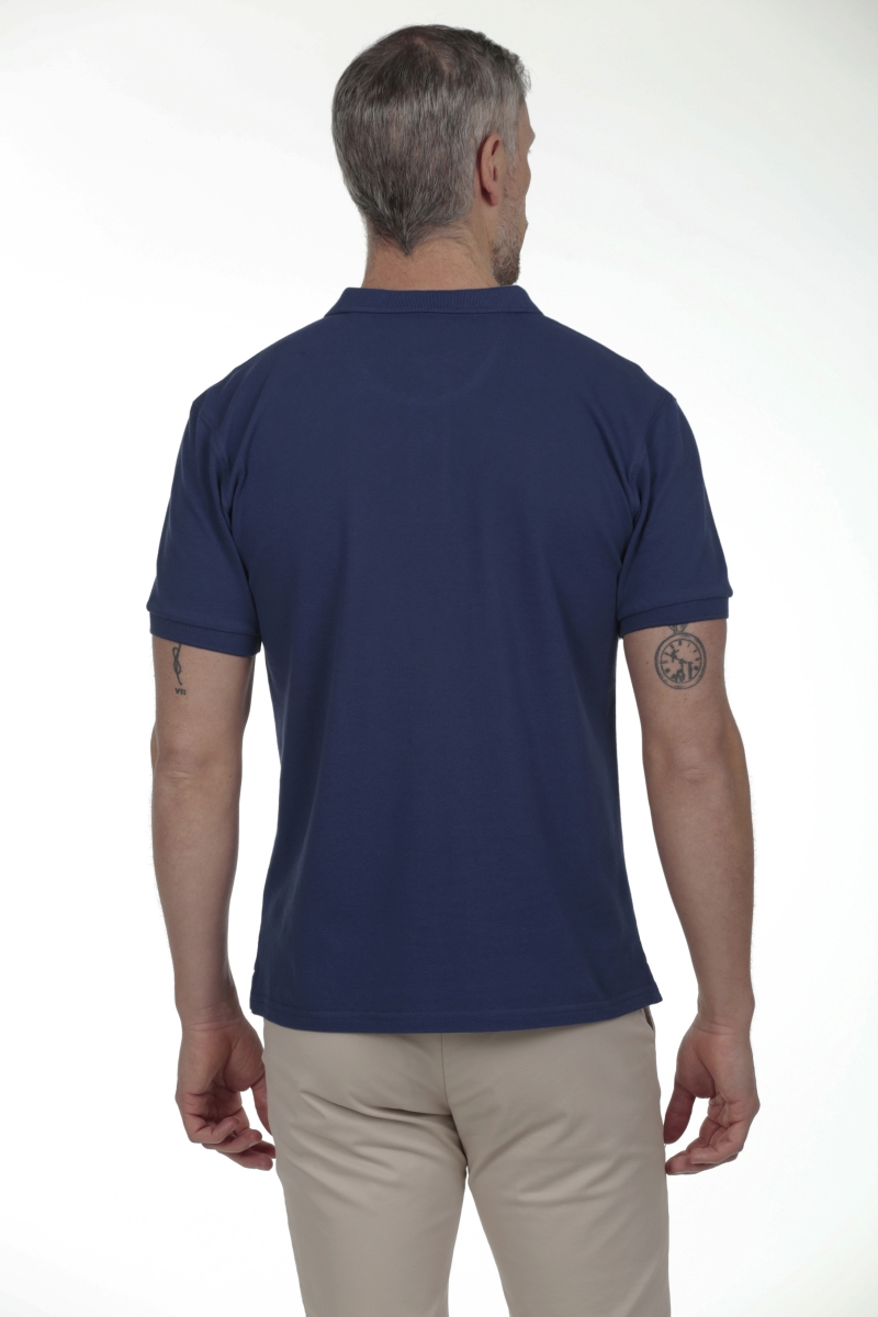 Polo Basico Hombre The Time Of Bocha RV1PBASICO Denim 2