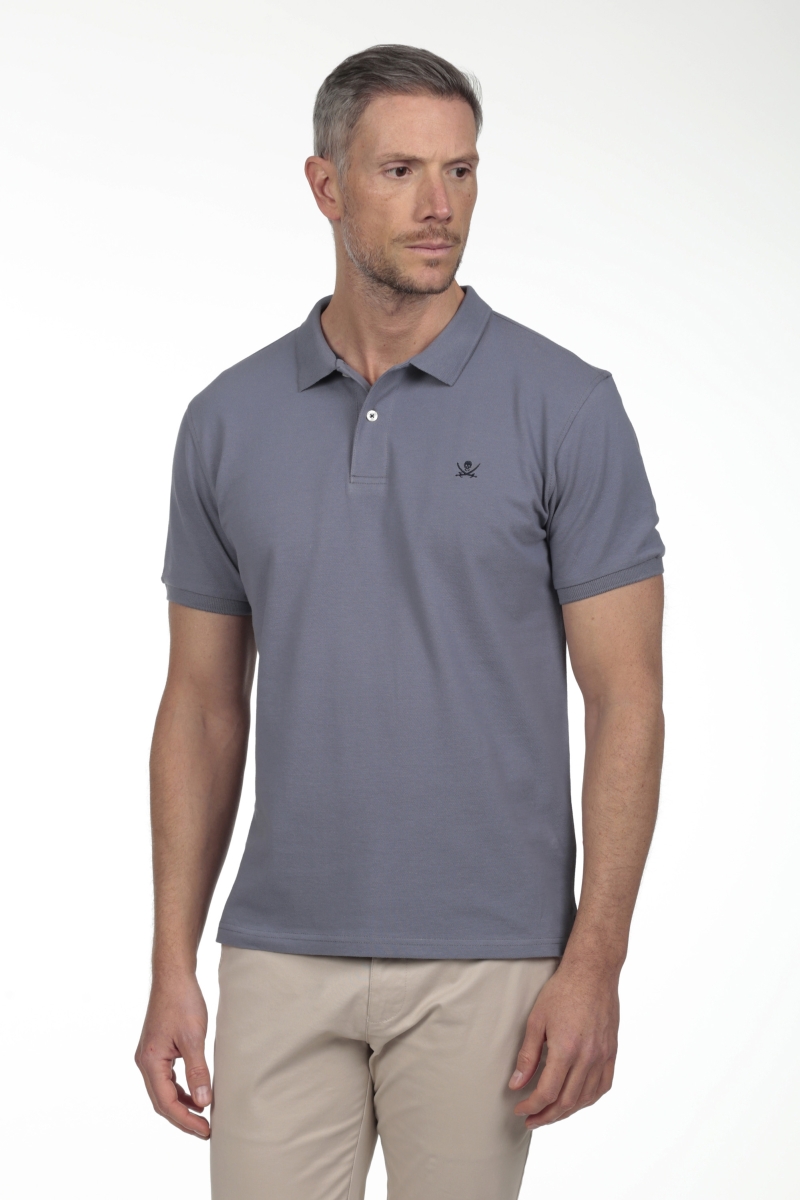 Polo Basico Hombre The Time Of Bocha RV1PBASICO Gris