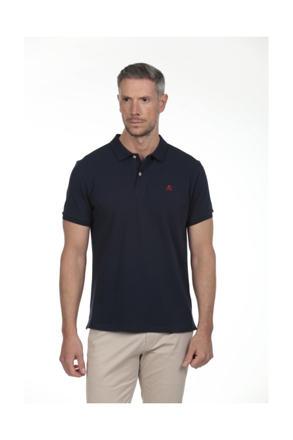 Polo Basico Hombre The Time Of Bocha RV1PBASICO Marino