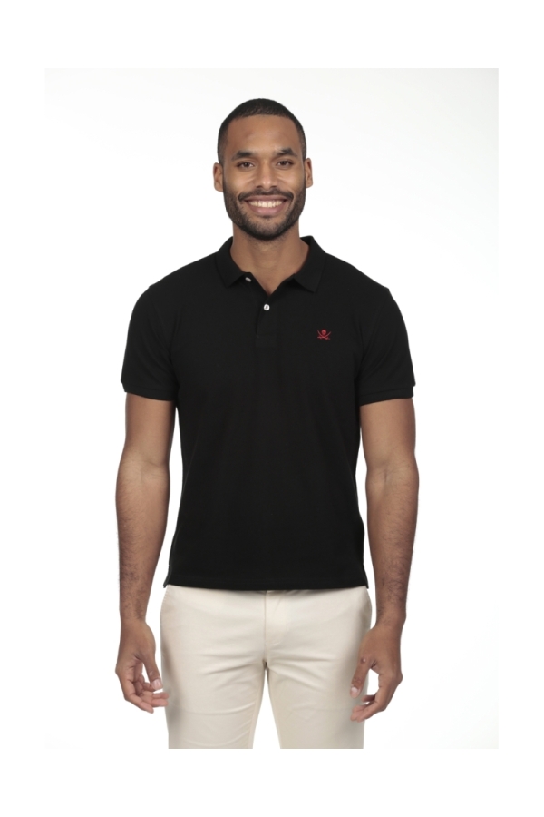 Polo Basico Hombre The Time Of Bocha RV1PBASICO Negro