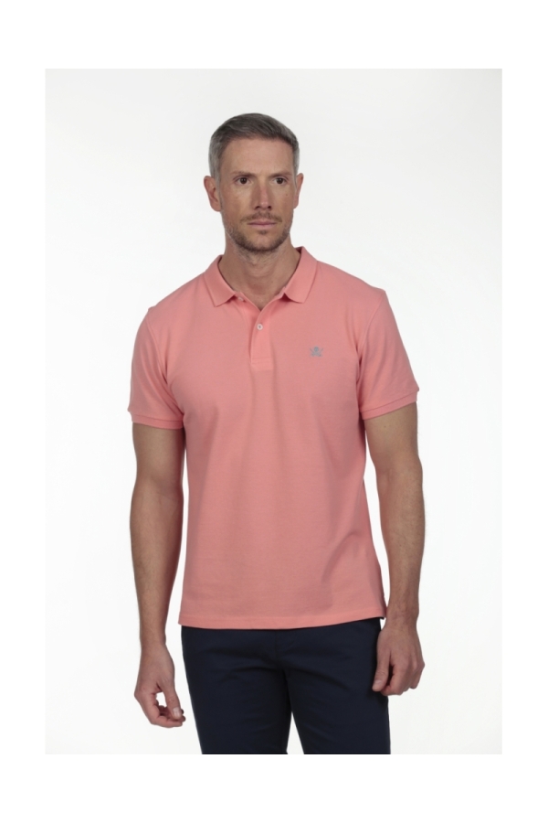 Polo Basico Hombre The Time Of Bocha RV1PBASICO Salmon