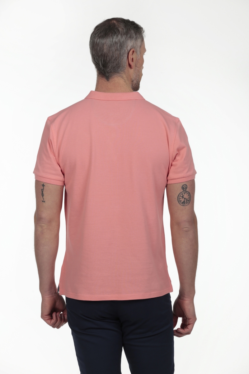 Polo Basico Hombre The Time Of Bocha RV1PBASICO Salmon 2