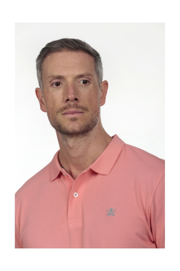 Polo Basico Hombre The Time Of Bocha RV1PBASICO Salmon