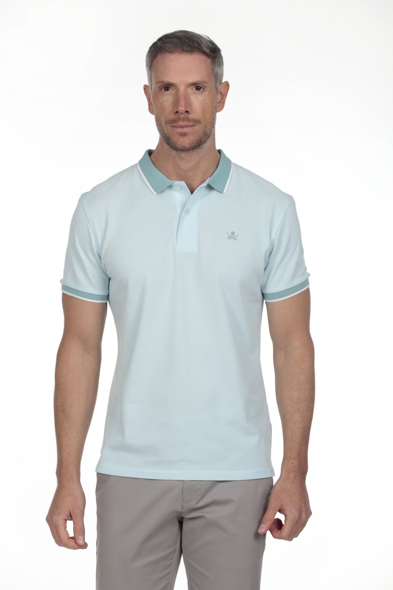 Polo Combi Hombre The Time Of Bocha RV1PCOMBI Agua.Mar