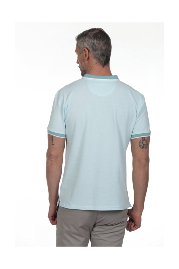 Polo Combi Hombre The Time Of Bocha RV1PCOMBI Agua.Mar