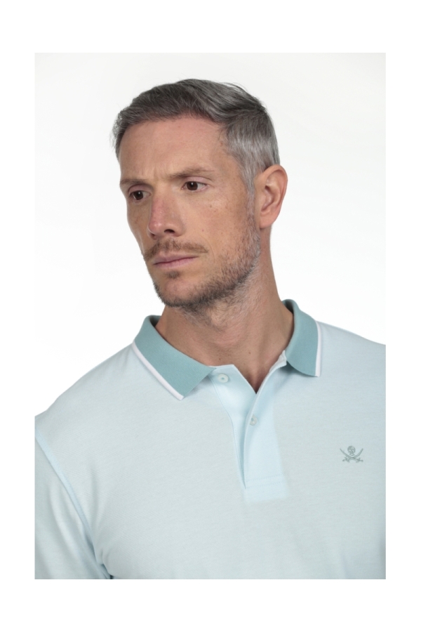 Polo Combi Hombre The Time Of Bocha RV1PCOMBI Agua.Mar