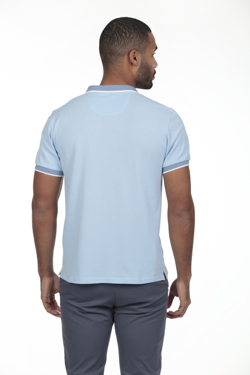 Polo Combi Hombre The Time Of Bocha RV1PCOMBI Celeste 2