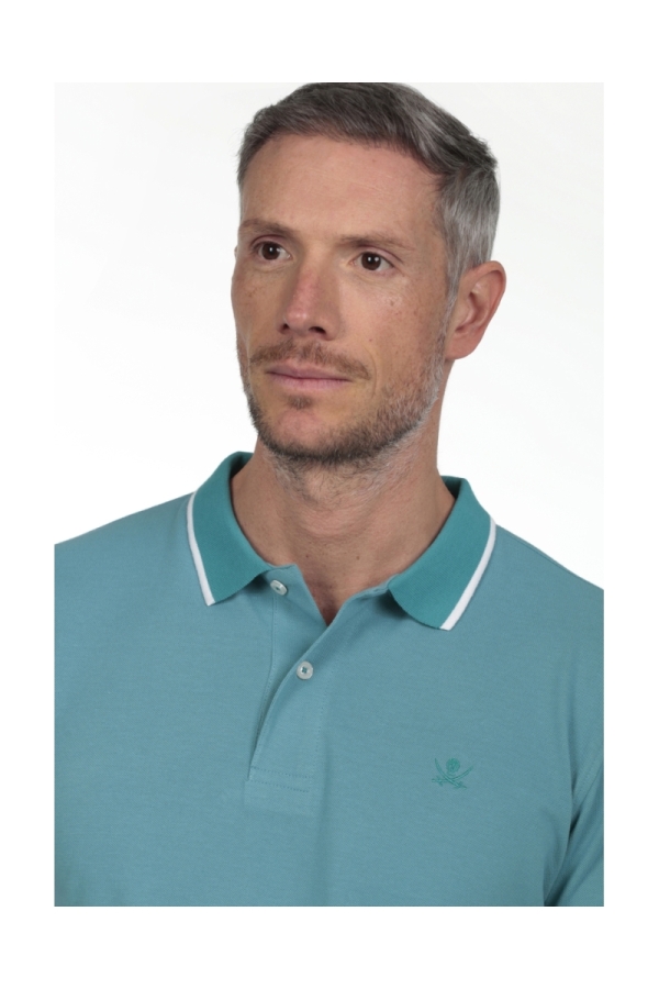 Polo Combi Hombre The Time Of Bocha RV1PCOMBI Turquesa