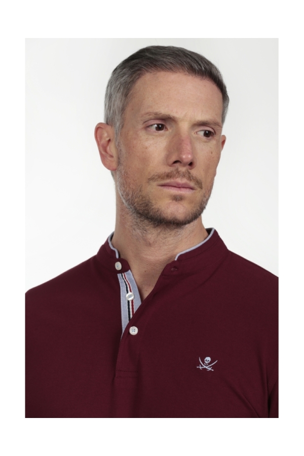 Polo Mao Hombre The Time Of Bocha RV1PMAO Burdeos