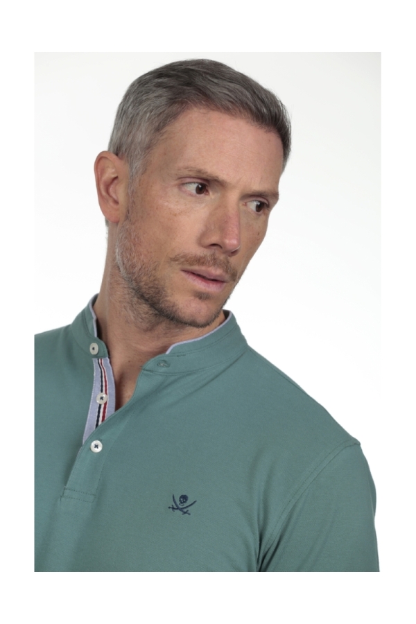 Polo Mao Hombre The Time Of Bocha RV1PMAO Menta