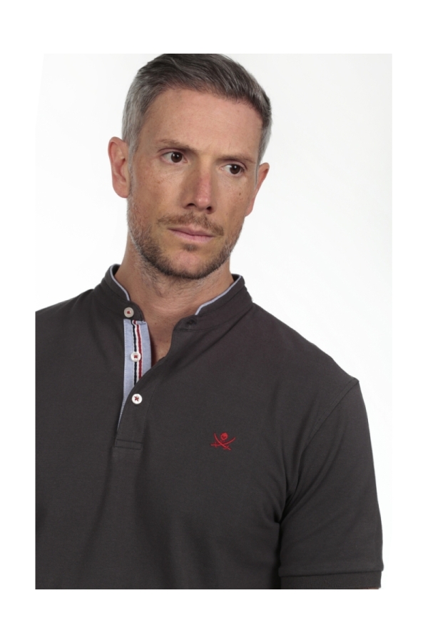 Polo Mao Hombre The Time Of Bocha RV1PMAO Gris