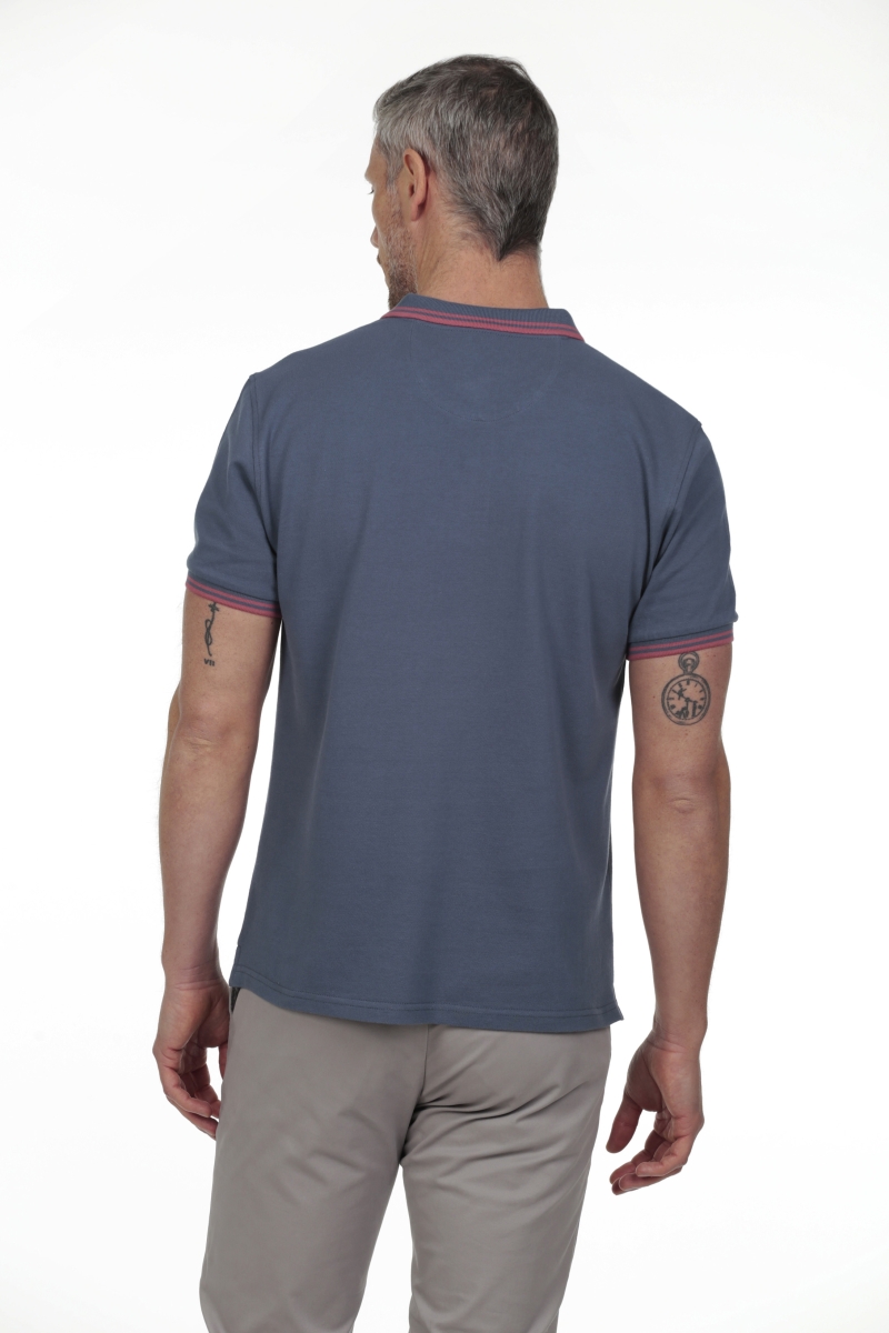 Polo Pirata Hombre The Time Of Bocha RV1PSTRIP Azul.Mir 2