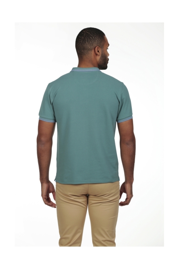 Polo Pirata Hombre The Time Of Bocha RV1PSTRIP Menta