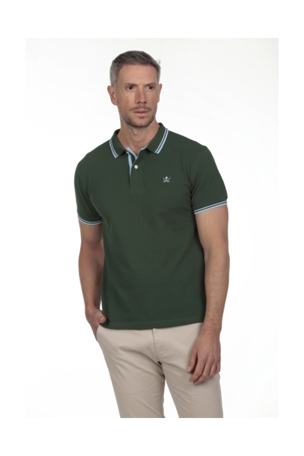 Polo Pirata Hombre The Time Of Bocha RV1PSTRIP V.Bot