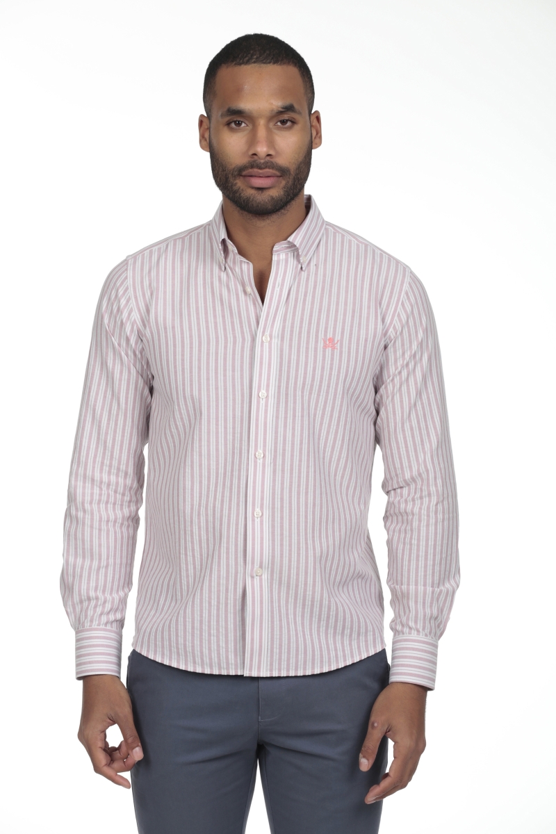 Camisa De Algodon Hombre The Time Of Bocha RV1COT Rosa