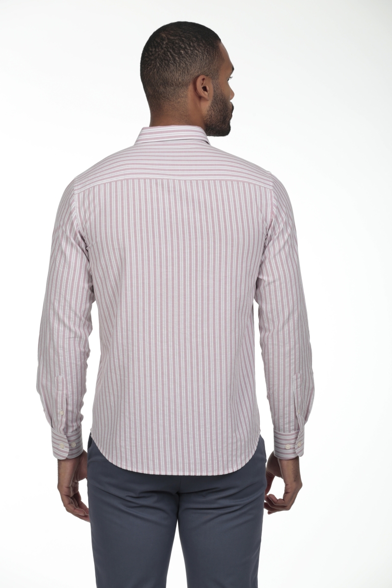 Camisa De Algodon Hombre The Time Of Bocha RV1COT Rosa 2