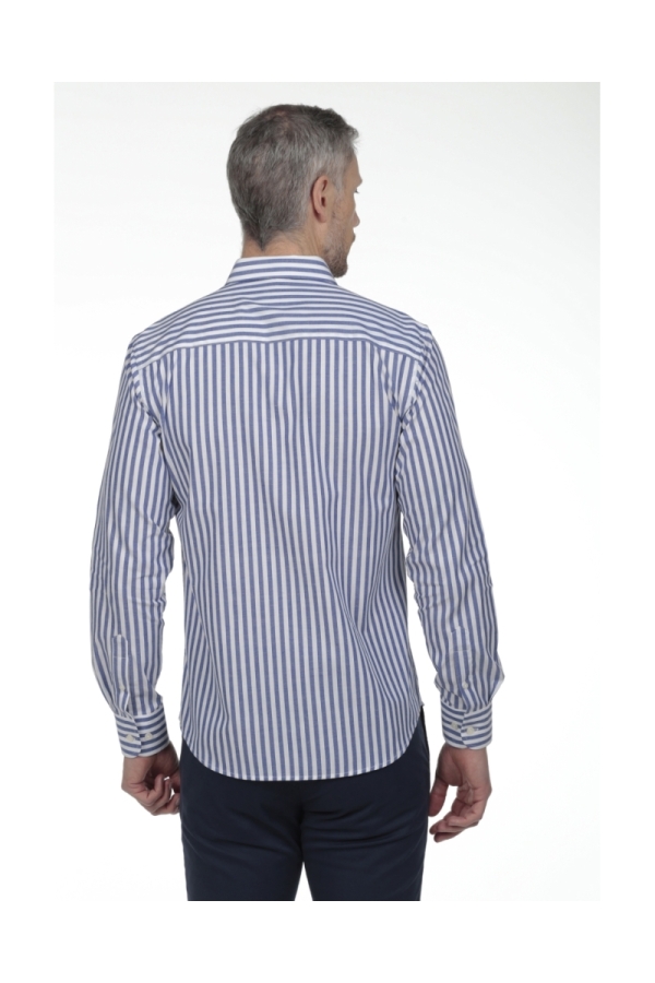 Camisa De Algodon Hombre The Time Of Bocha RV1COT Marino