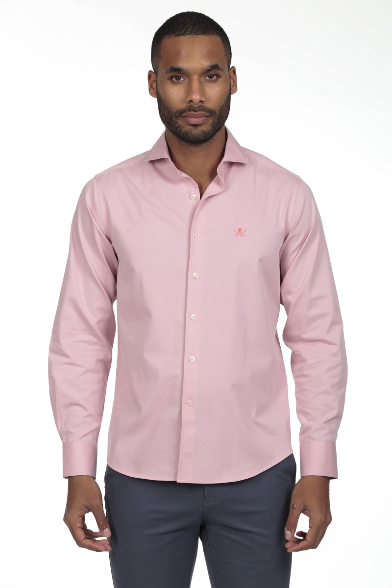 Camisa Gabardina Hombre The Time Of Bocha RV1GAB Rosa