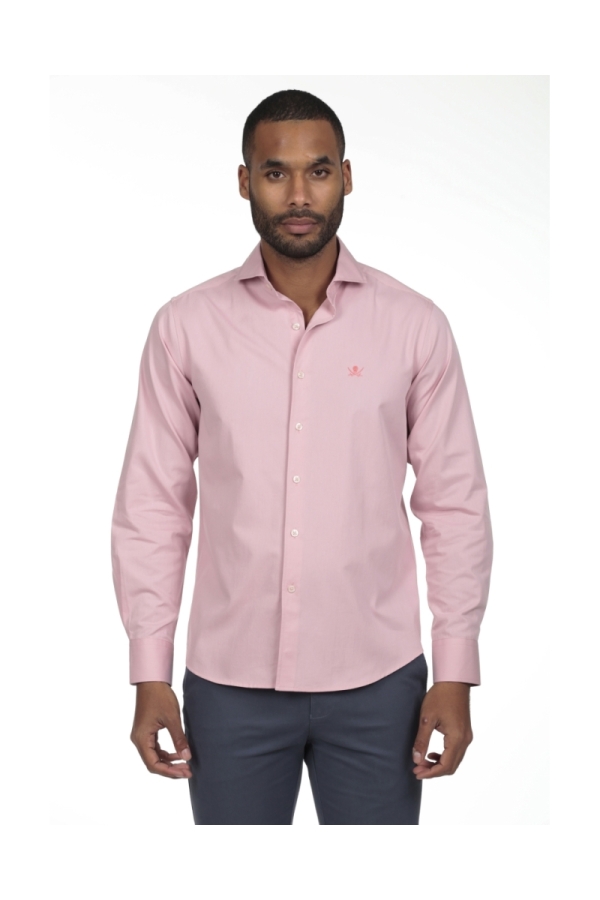 Camisa Gabardina Hombre The Time Of Bocha RV1GAB Rosa