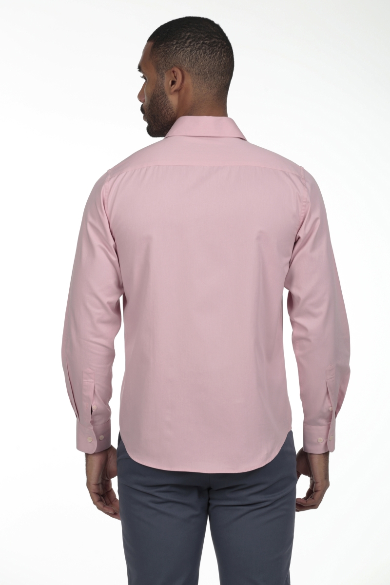Camisa Gabardina Hombre The Time Of Bocha RV1GAB Rosa 2