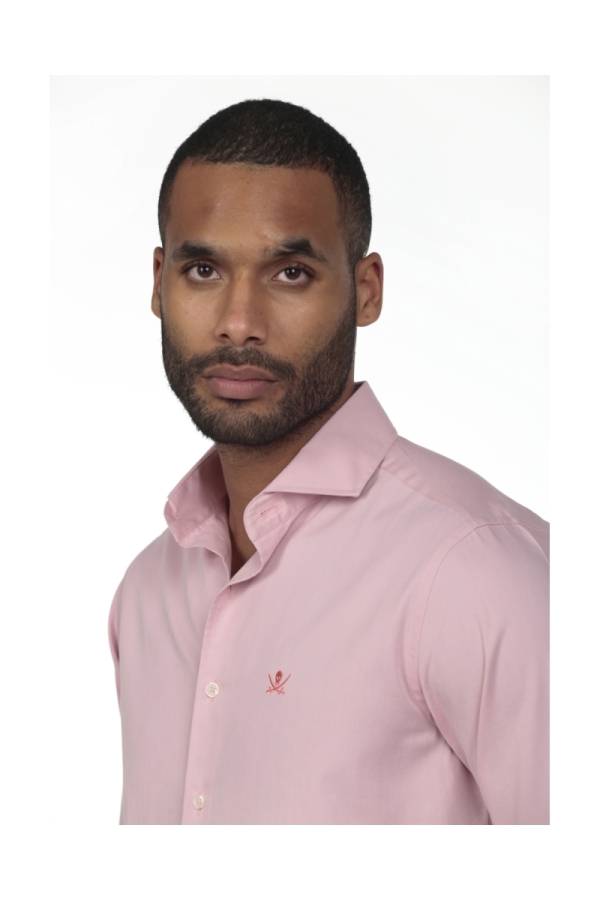 Camisa Gabardina Hombre The Time Of Bocha RV1GAB Rosa