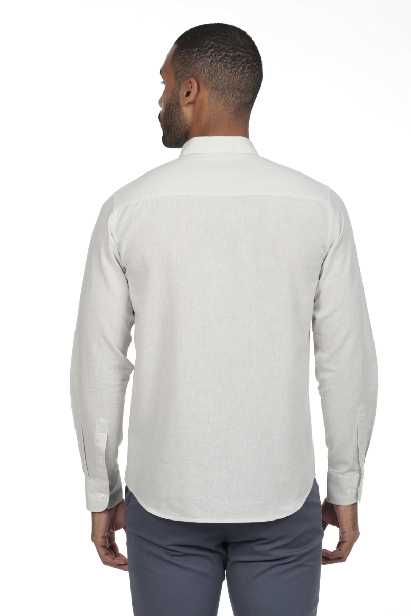 Camisa Lino Hombre The Time Of Bocha RV1LINO Gris 2