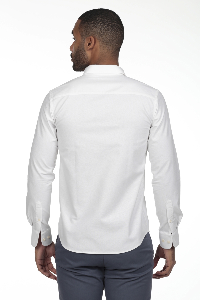 Camisa Oxford Hombre The Time Of Bocha RV1OXF Blanco 2