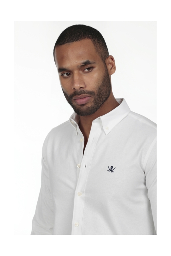 Camisa Oxford Hombre The Time Of Bocha RV1OXF Blanco