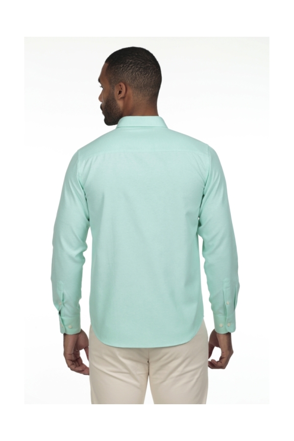 Camisa Oxford Hombre The Time Of Bocha RV1OXF Verde
