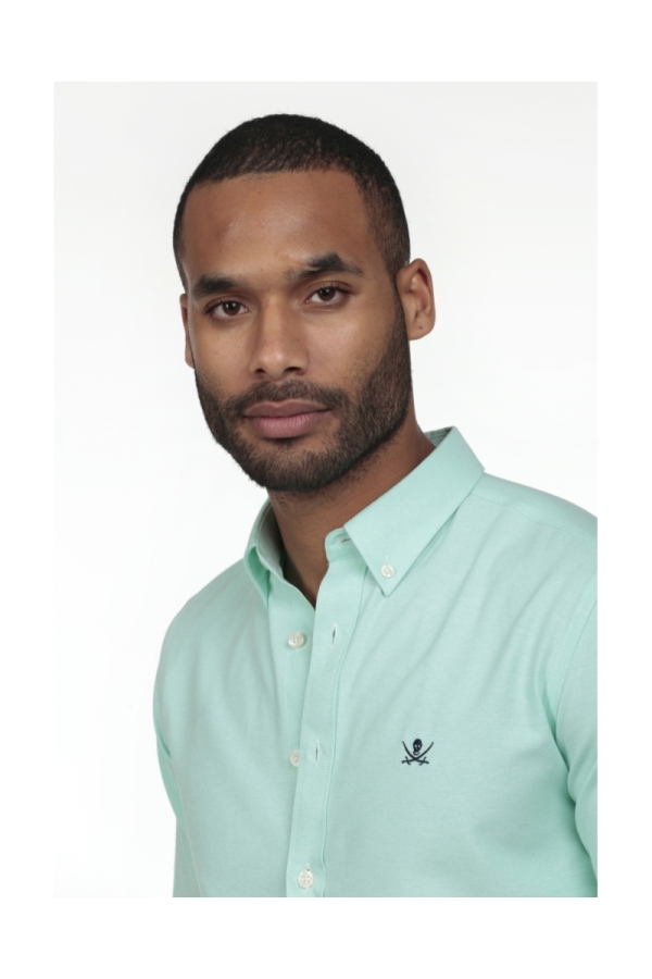 Camisa Oxford Hombre The Time Of Bocha RV1OXF Verde