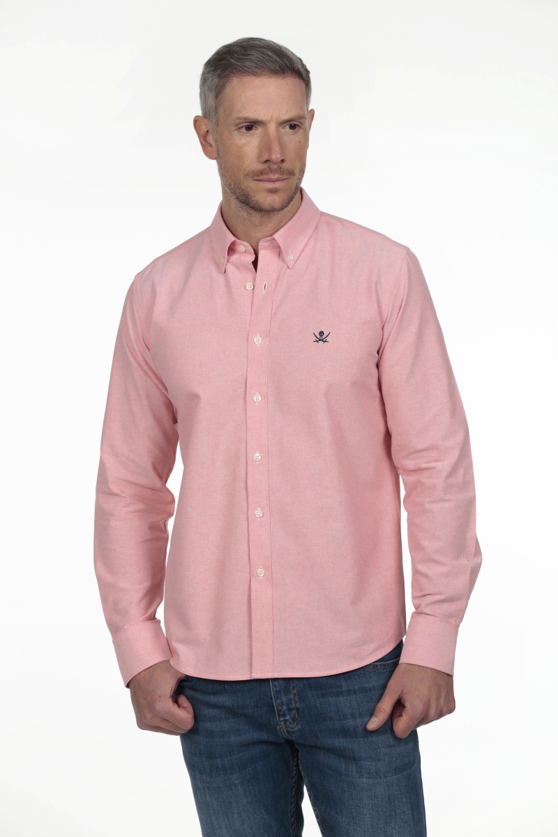 Camisa Oxford Hombre The Time Of Bocha RV1OXF Coral