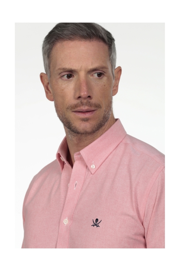 Camisa Oxford Hombre The Time Of Bocha RV1OXF Coral