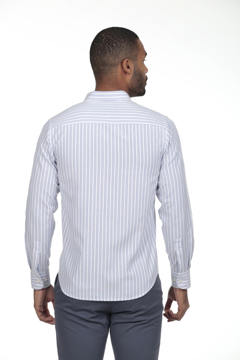 Camisa Oxford Hombre The Time Of Bocha RV1OXF Celeste 2