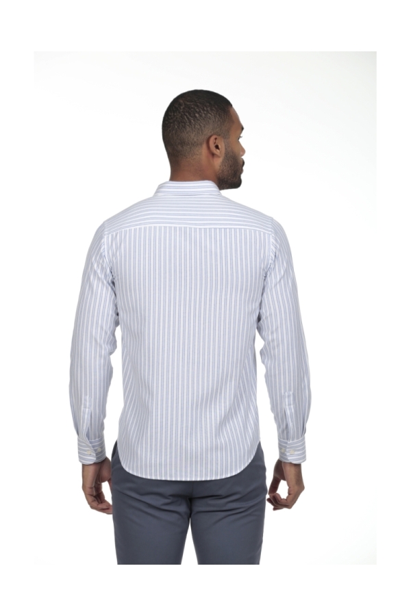 Camisa Oxford Hombre The Time Of Bocha RV1OXF Celeste